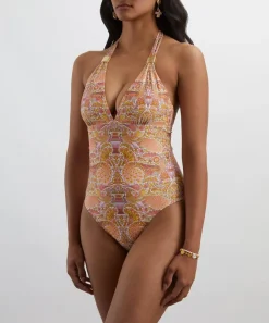 Heidi Klein Swimwear^Slider Halterneck Swimsuit in Liberty Fabrics’ Oscar’s Palace