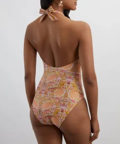 Heidi Klein Swimwear^Slider Halterneck Swimsuit in Liberty Fabrics’ Oscar’s Palace