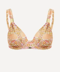 Heidi Klein Swimwear^Slider Plunge Top in Liberty Fabrics’ Oscar’s Palace