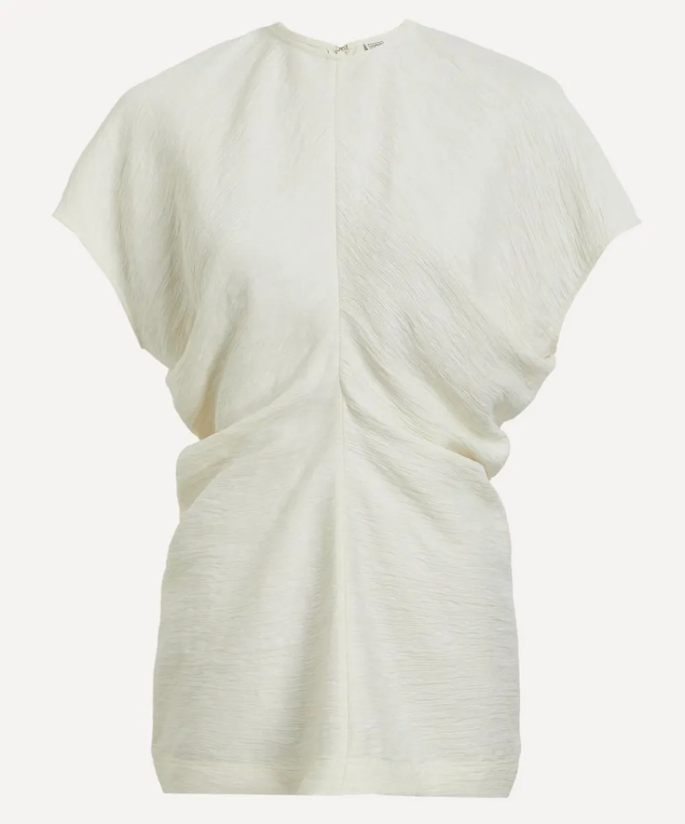Toteme Tops^Slouch Waist Crinkle Top