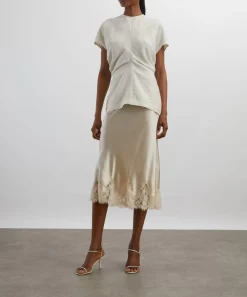 Toteme Tops^Slouch Waist Crinkle Top