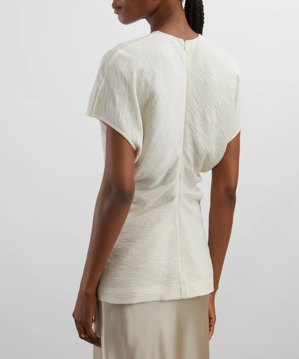Toteme Tops^Slouch Waist Crinkle Top