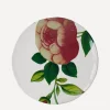 Astier de Villatte Tableware^Small Crimson Rosea Plate
