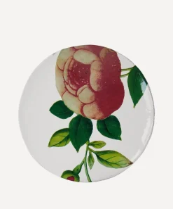 Astier de Villatte Tableware^Small Crimson Rosea Plate