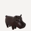 Omersa Footstools & Furniture|Ornaments^Small Leather Hippopotamus