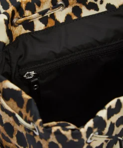 Ganni Bags^Small Leopard Nylon Bucky Backpack