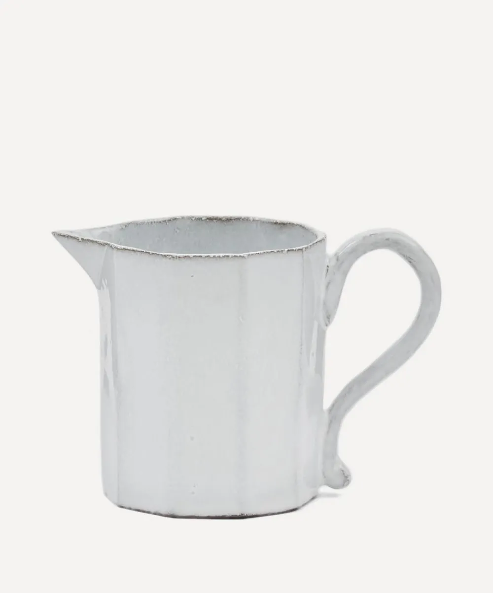 Astier de Villatte Glass & Drinksware^Small Octave Pitcher