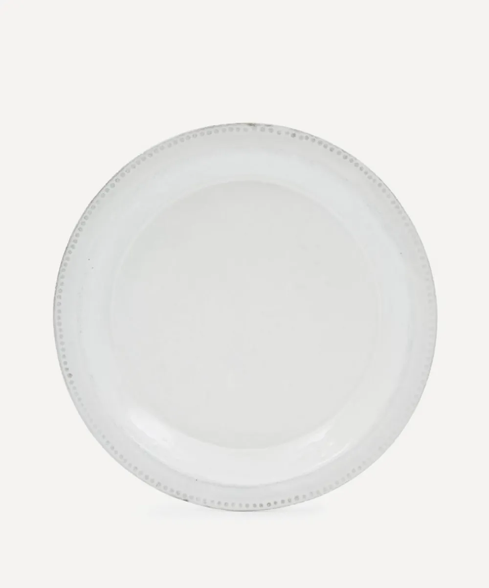 Astier de Villatte Tableware^Small Perles Soup Plate