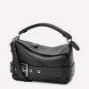 Loewe Travel Accessories^Small Puzzle Biker Top Handle Bag