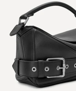 Loewe Travel Accessories^Small Puzzle Biker Top Handle Bag