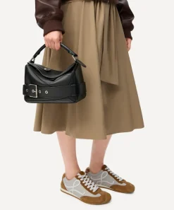Loewe Travel Accessories^Small Puzzle Biker Top Handle Bag