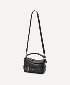 Loewe Travel Accessories^Small Puzzle Biker Top Handle Bag