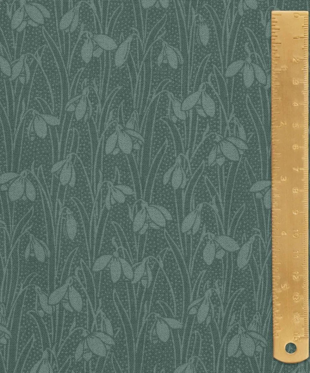 Liberty Fabrics Cotton For Quilting^Smoked Glass Snowdrop Spot Lasenby Quilting Cotton