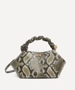 Ganni Bags^Snake Small Bou Top Handle Bag
