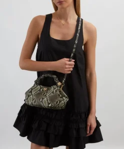 Ganni Bags^Snake Small Bou Top Handle Bag