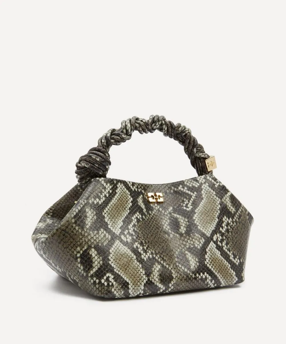 Ganni Bags^Snake Small Bou Top Handle Bag