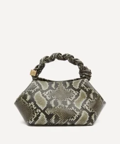 Ganni Bags^Snake Small Bou Top Handle Bag