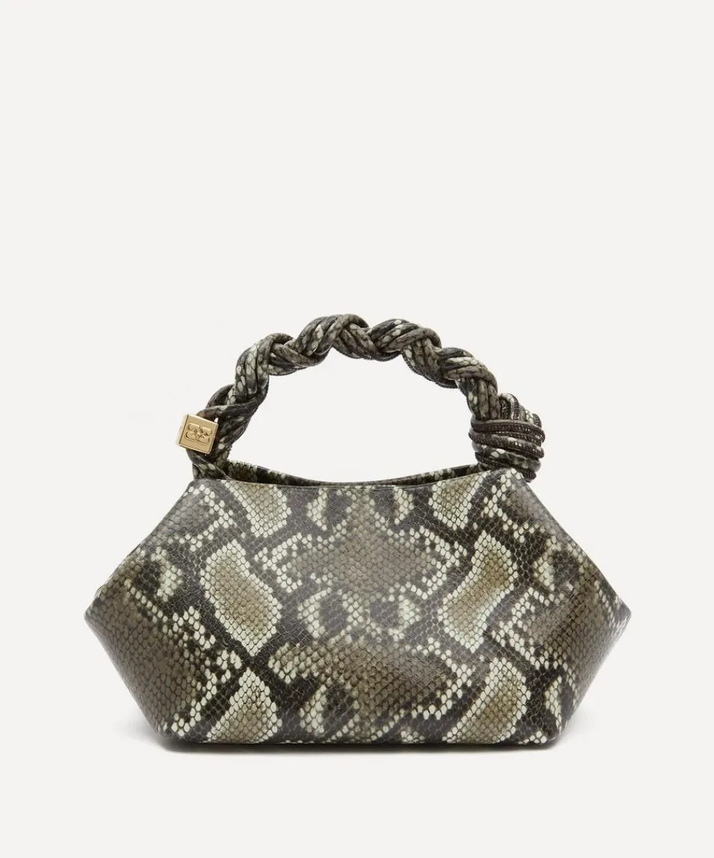 Ganni Bags^Snake Small Bou Top Handle Bag