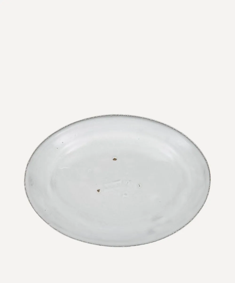 Astier de Villatte Tableware^Sobre Micro Oval Platter