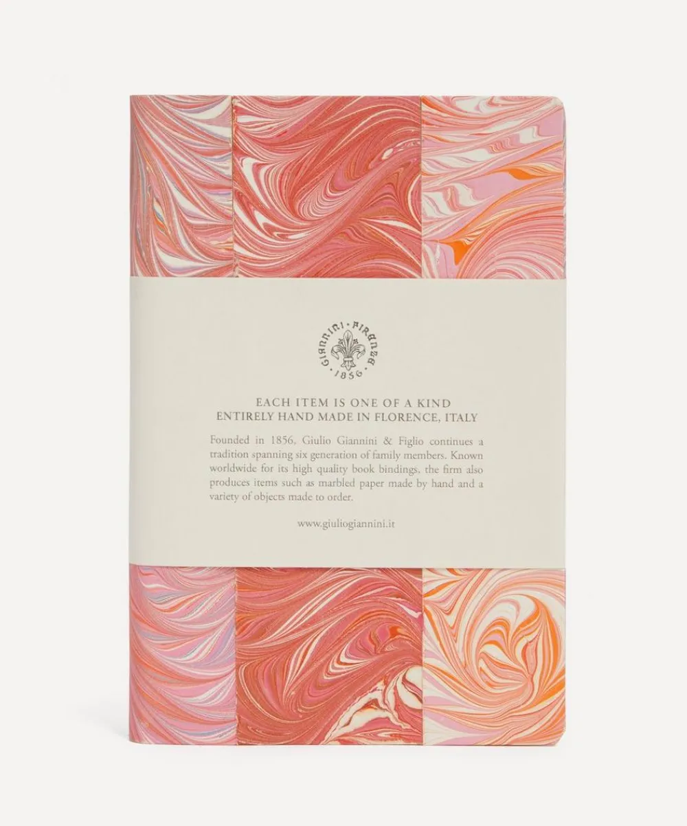 Giannini Stationery And Games^Soft Marbled Paper Notebook