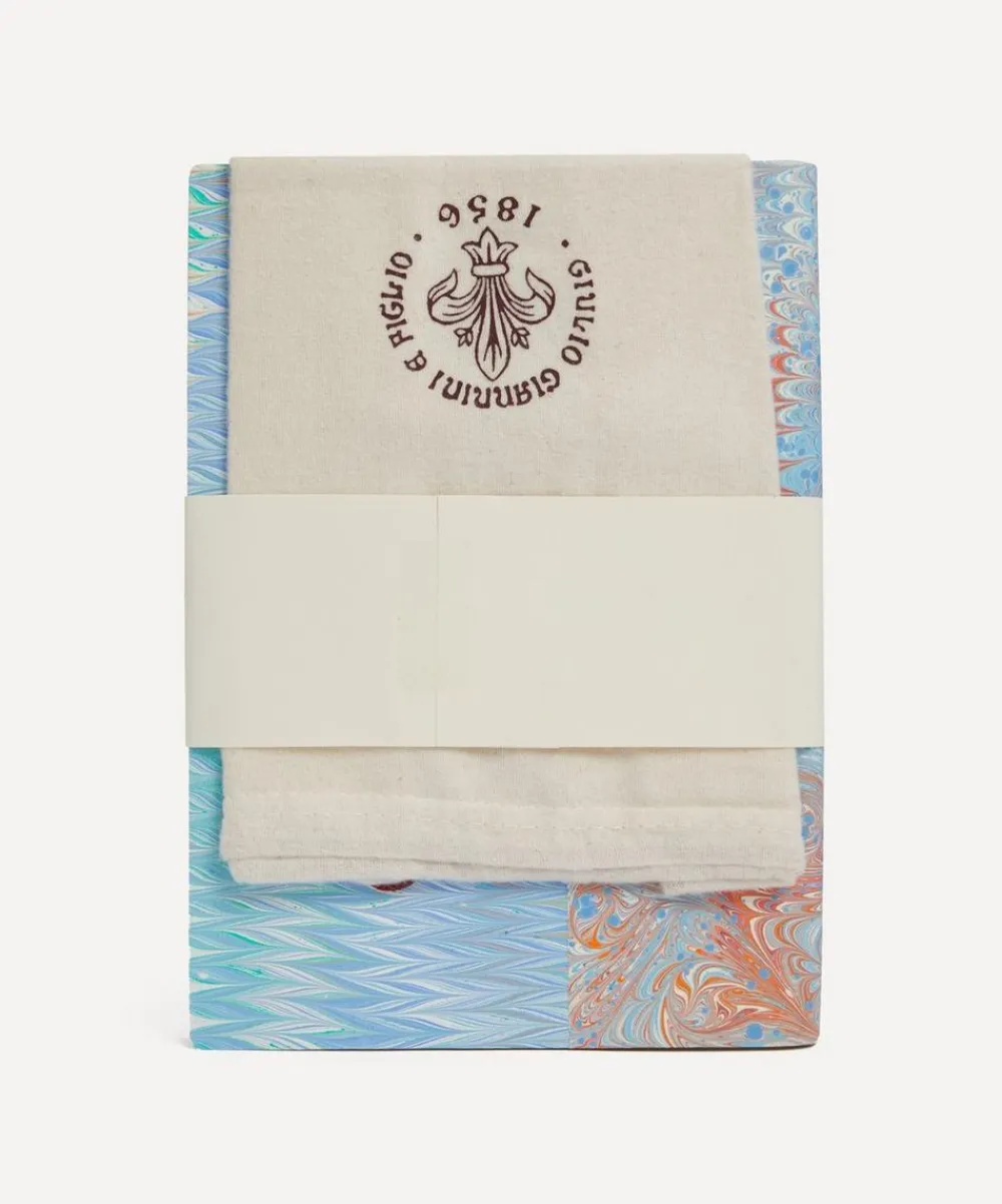 Giannini Stationery And Games^Soft Marbled Paper Notebook