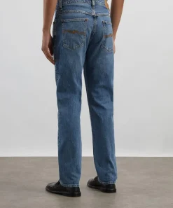 Nudie Jeans Jeans^Solid Ollie Worn Vintage Slim-Fit Jeans