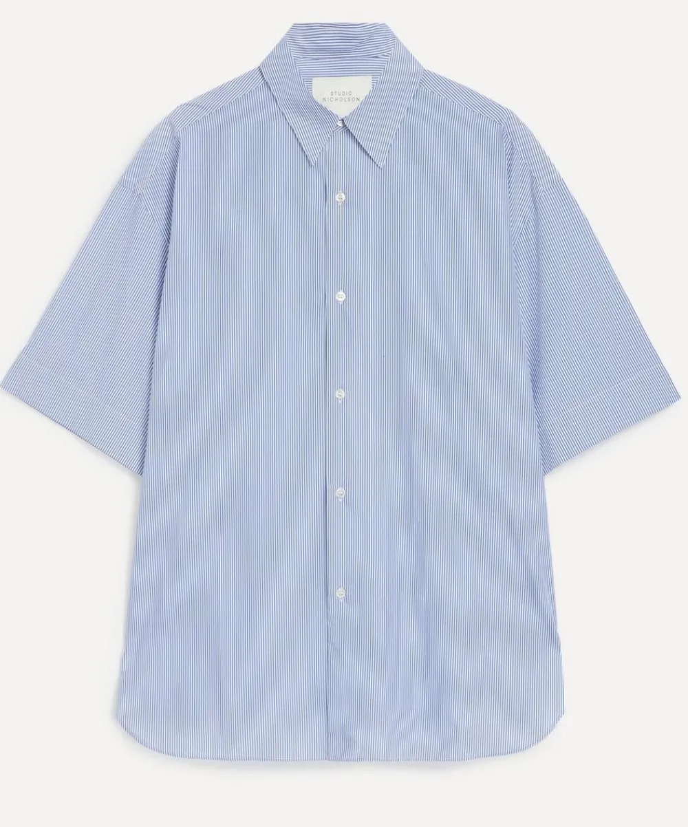 Studio Nicholson Shirts^Sorono Oversized Short Sleeve Shirt