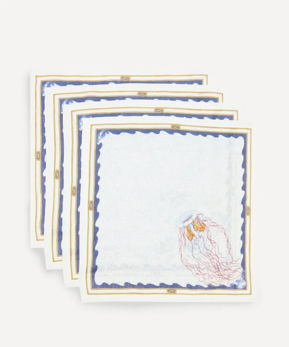 Tessitura Toscana Telerie Tableware^Sottomarina Linen Napkins Set of 4