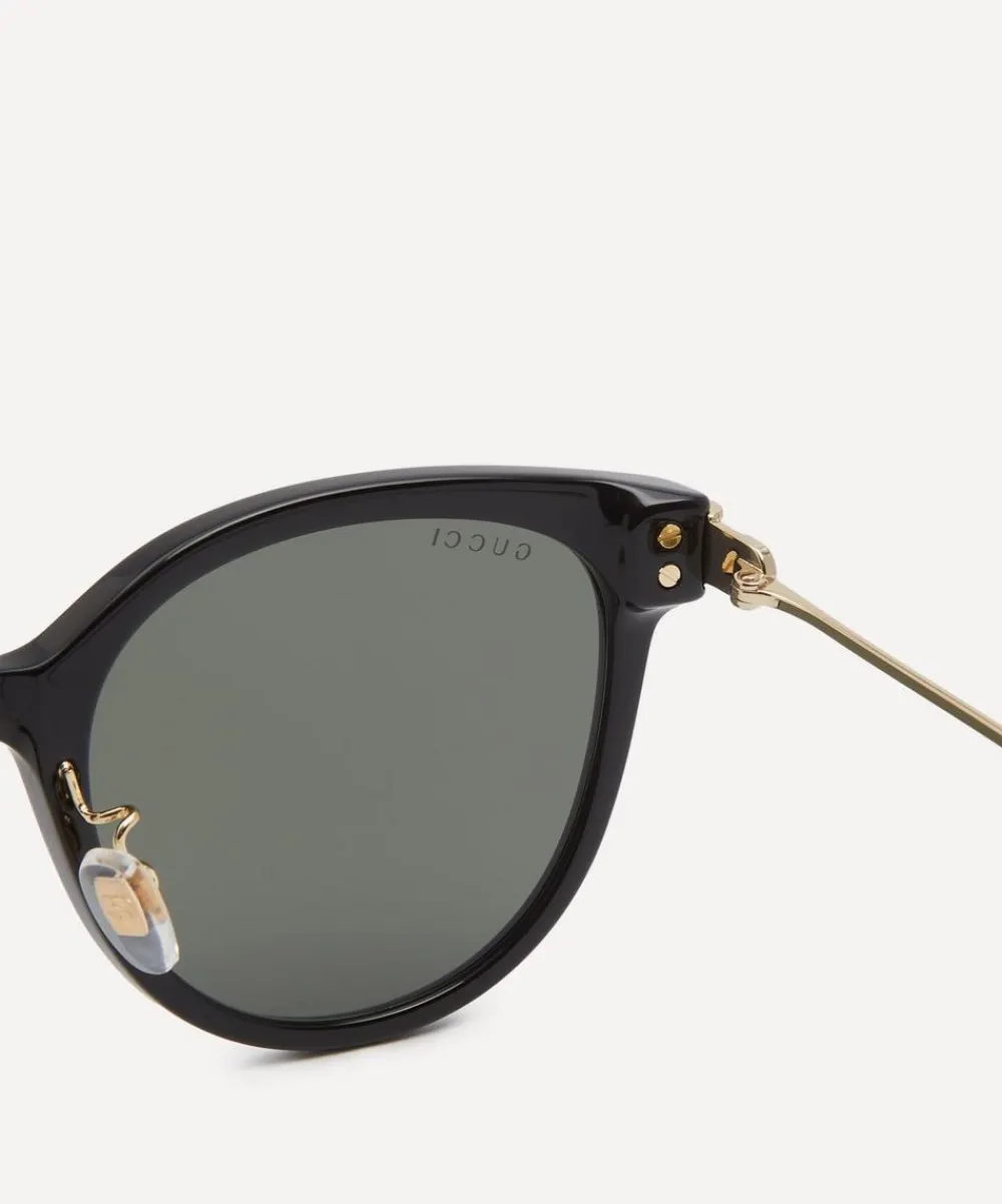 Gucci Sunglasses & Glasses^Square Combination Sunglasses