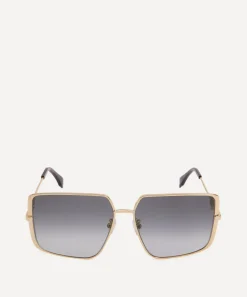 Fendi Sunglasses & Glasses^Square FF Diamonds Metal Sunglasses