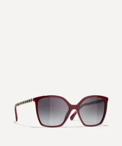 CHANEL Sunglasses & Glasses^Square Sunglasses