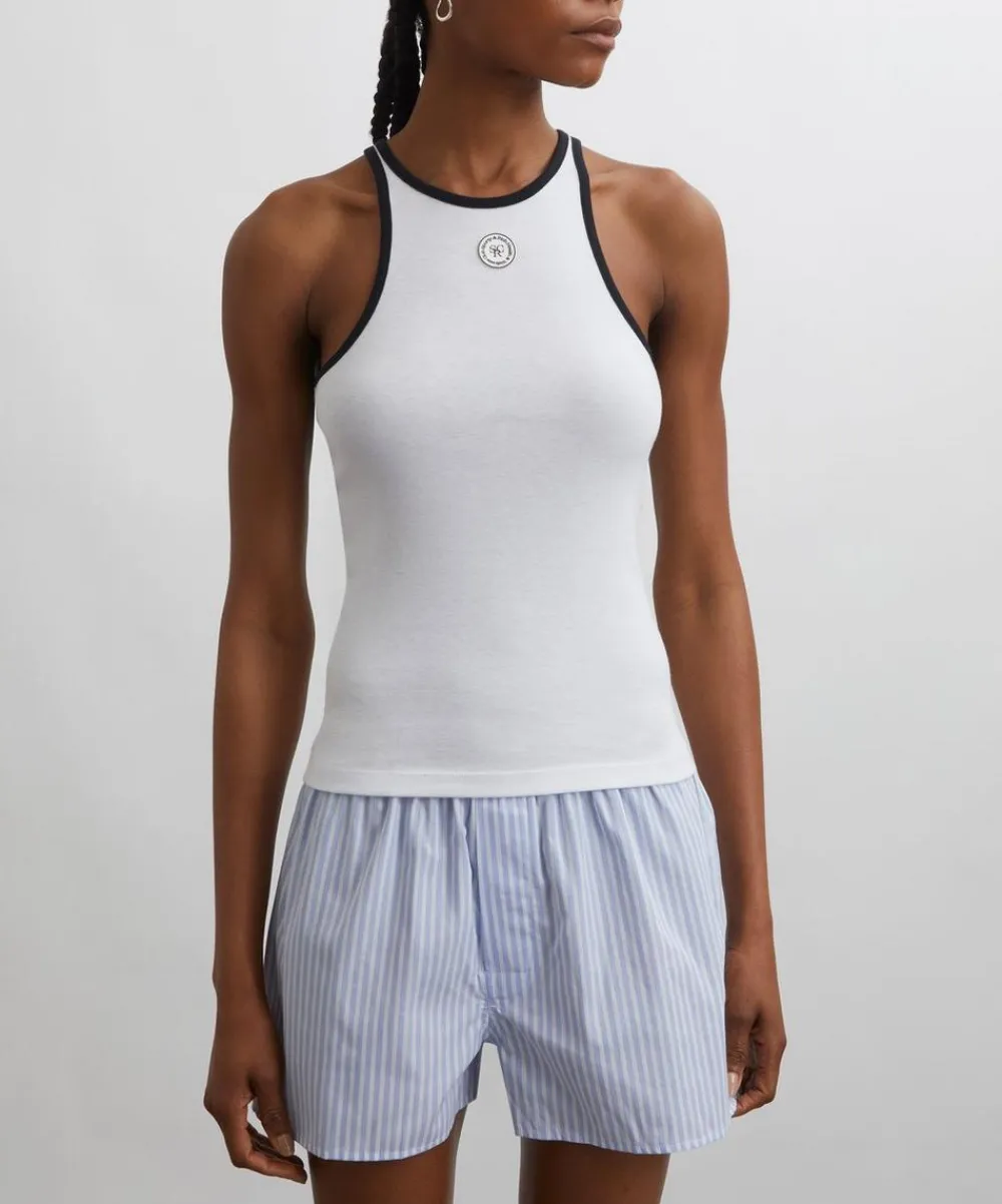 Sporty & Rich Tops^SRHWC Ribbed Tank