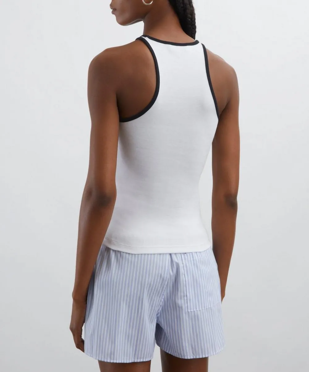 Sporty & Rich Tops^SRHWC Ribbed Tank