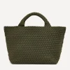 Naghedi Bags^St. Barths Medium Woven Tote Bag Olive