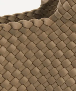 Naghedi Bags^St. Barths Medium Woven Tote Bag Cashmere