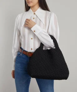 Naghedi Bags^St. Barths Medium Woven Tote Bag