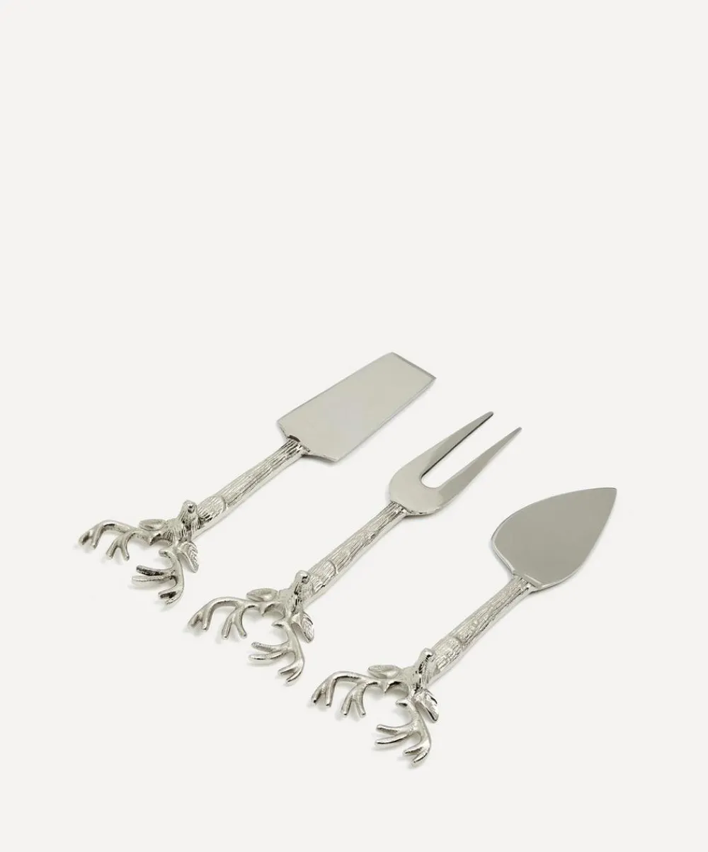 Culinary Concepts Tableware^Stag Head Cheese Knives Set of Three