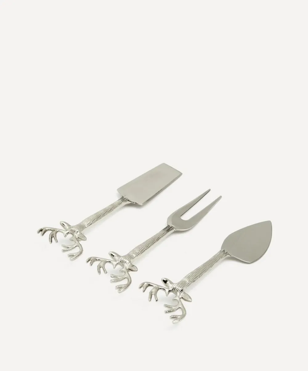 Culinary Concepts Tableware^Stag Head Cheese Knives Set of Three
