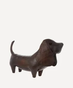Omersa Footstools & Furniture|Ornaments^Standard Leather Basset Hound
