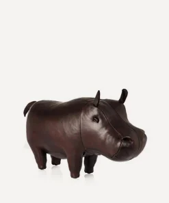Omersa Footstools & Furniture|Ornaments^Standard Leather Hippopotamus