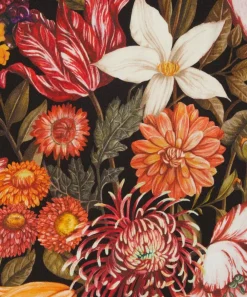 Liberty Fabrics Crepe De Chine|Classic Tana Lawn^Stately Bouquet Crepe de Chine