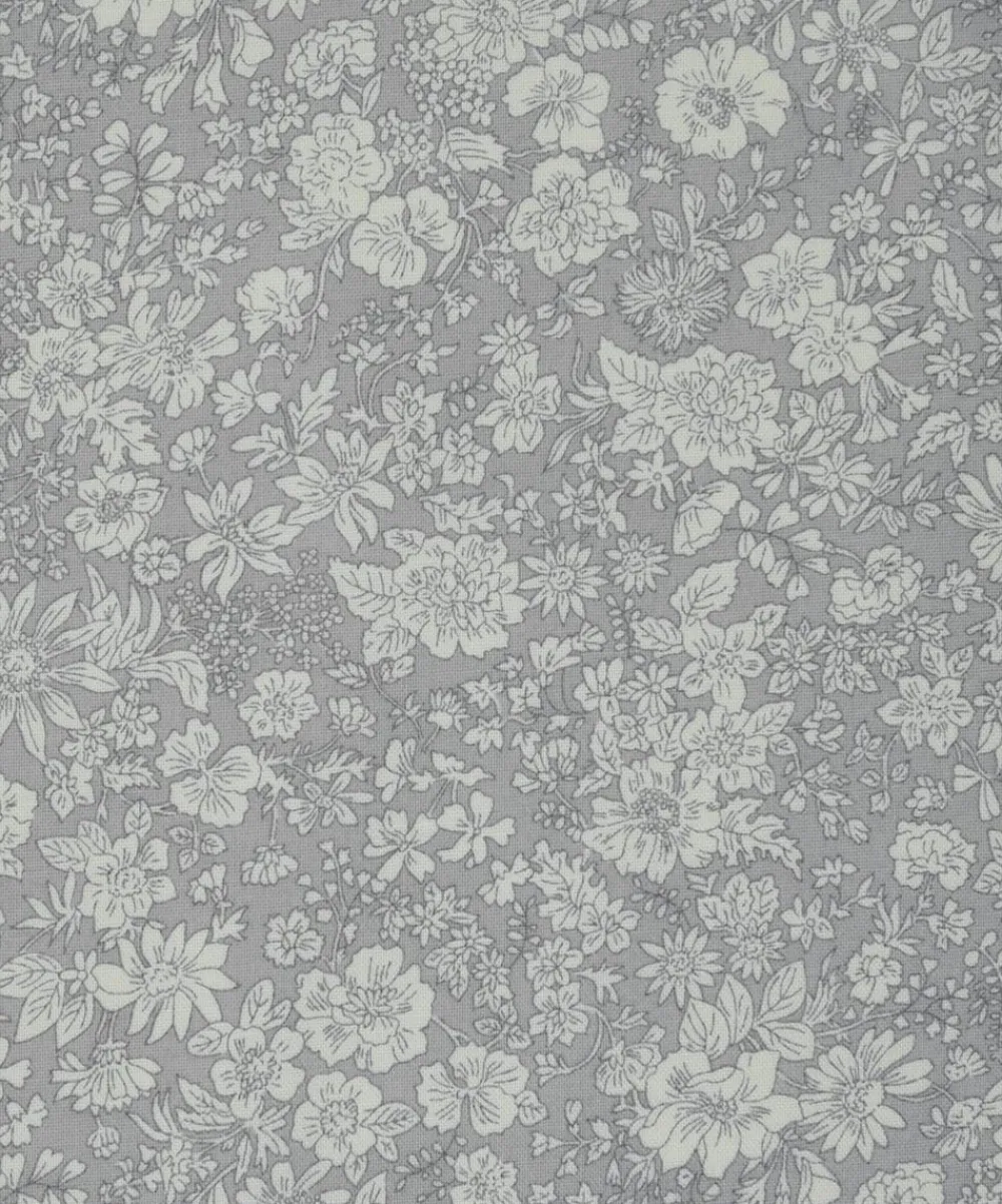 Liberty Fabrics Cotton For Quilting^Steel Emily Belle Lasenby Quilting Cotton