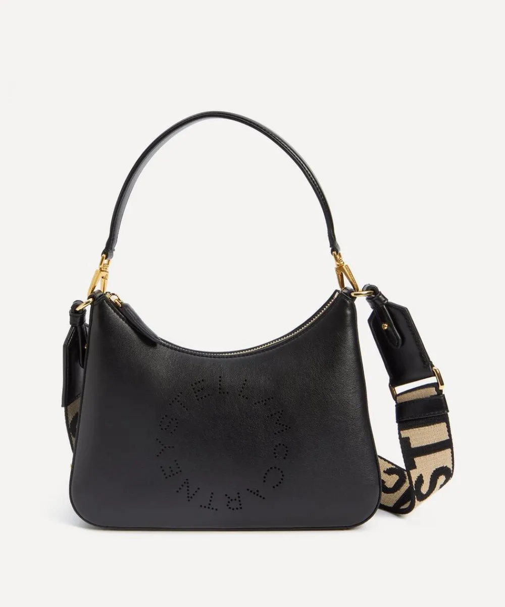 Stella McCartney Bags^Stella Logo Mini Faux Leather Hobo Bag