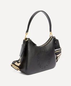 Stella McCartney Bags^Stella Logo Mini Faux Leather Hobo Bag