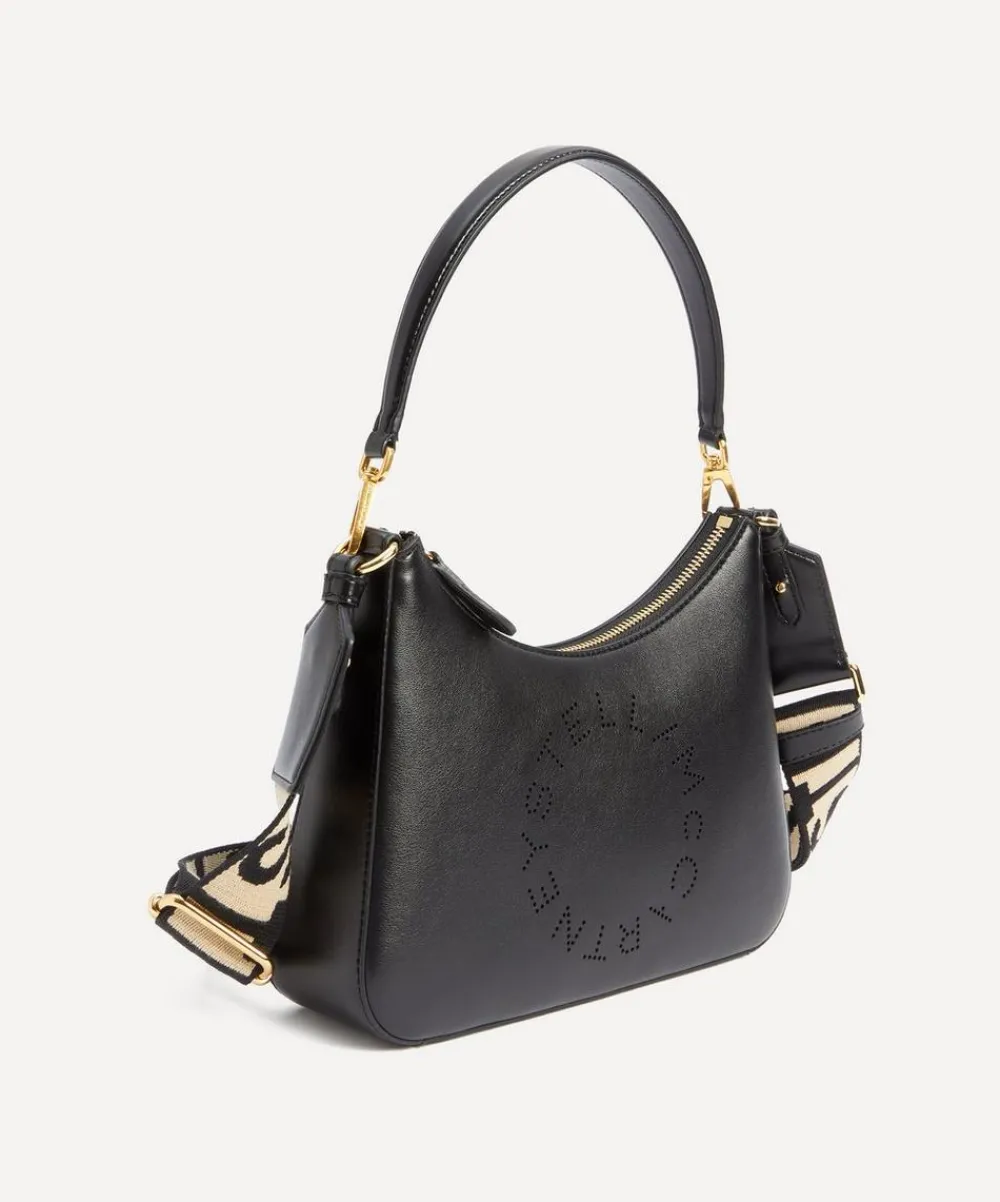 Stella McCartney Bags^Stella Logo Mini Faux Leather Hobo Bag