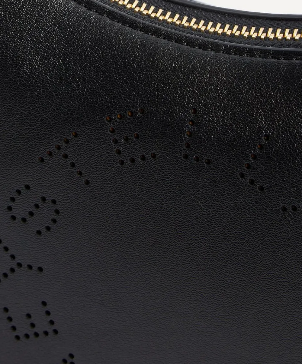 Stella McCartney Bags^Stella Logo Mini Faux Leather Hobo Bag