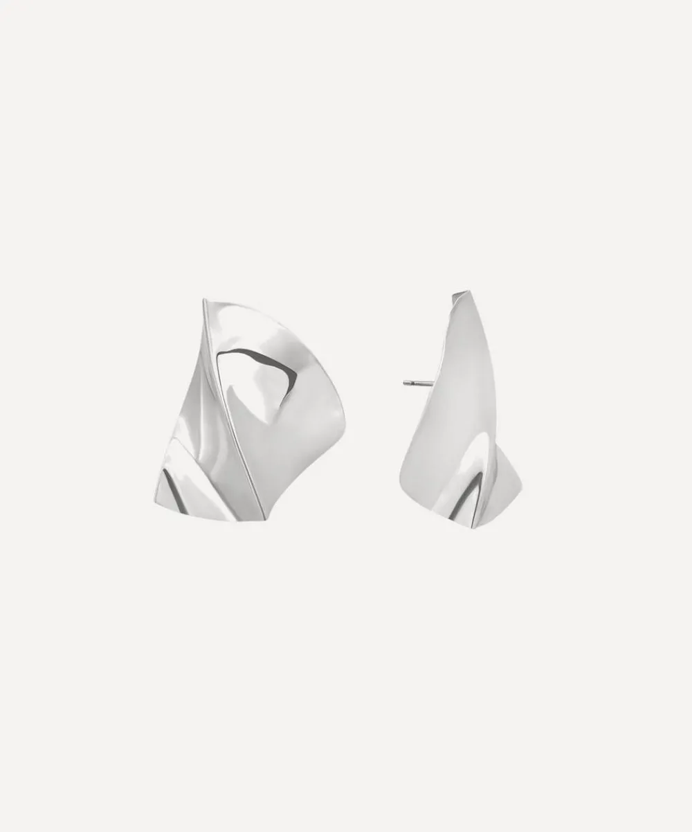 SHASHI Earrings^Sterling Silver Andreia Stud Earrings