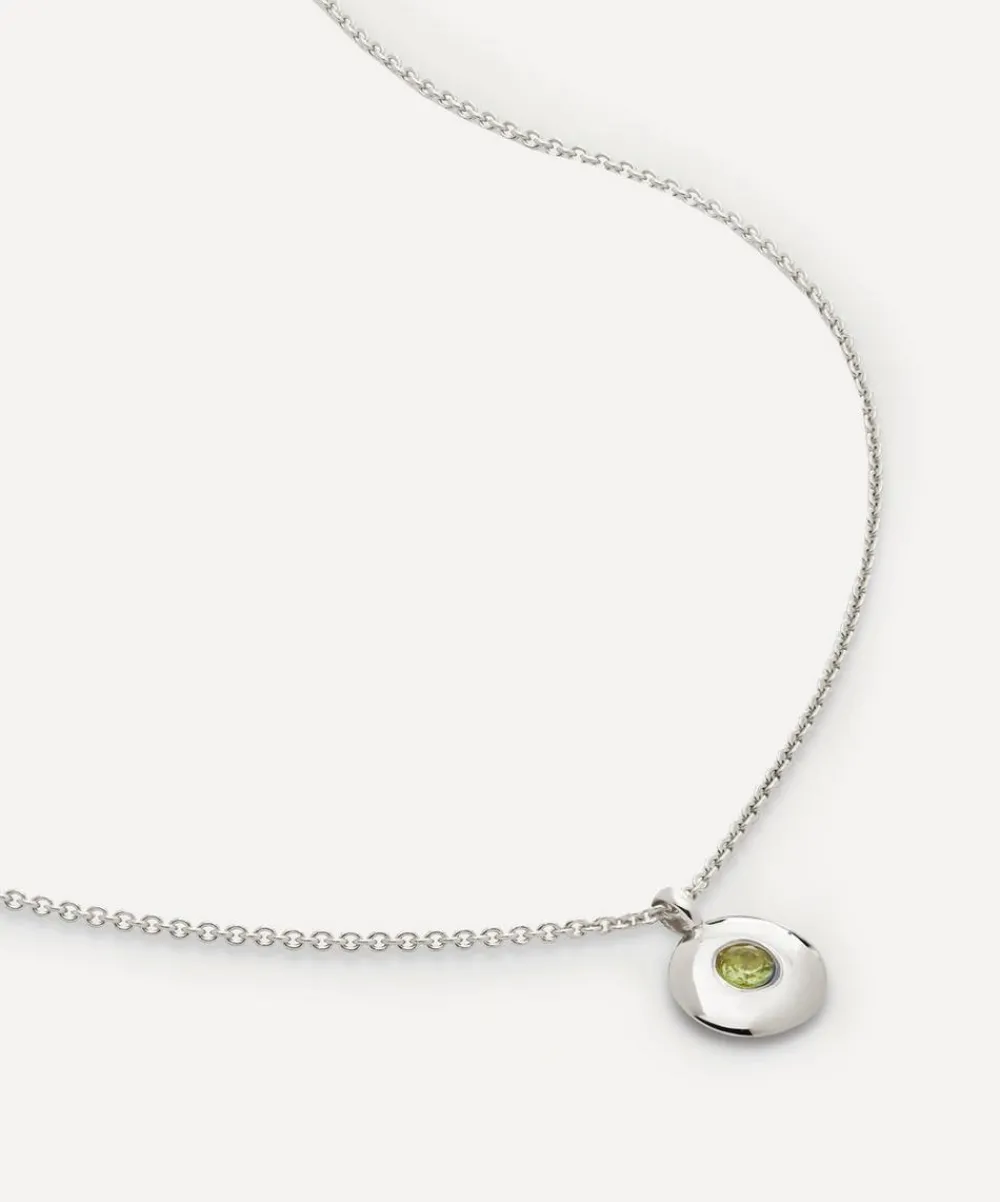 Monica Vinader Necklaces^Sterling Silver August Birthstone Pendant Necklace
