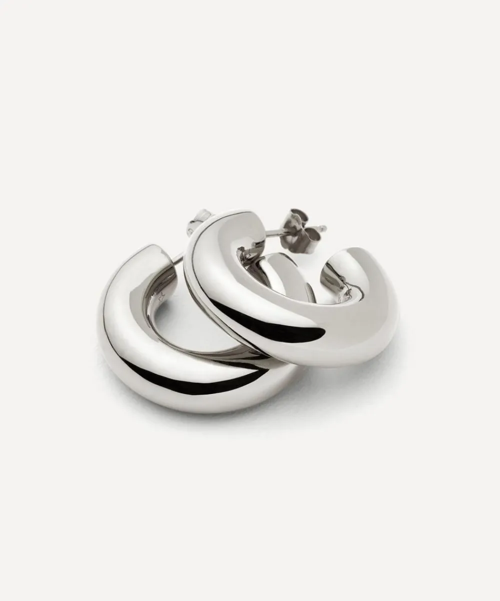 Missoma Earrings^Sterling Silver Chubby Medium Hoop Earrings