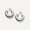 Missoma Earrings^Sterling Silver Chubby Small Hoop Earrings
